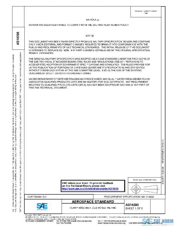 SAE AS14298 PDF