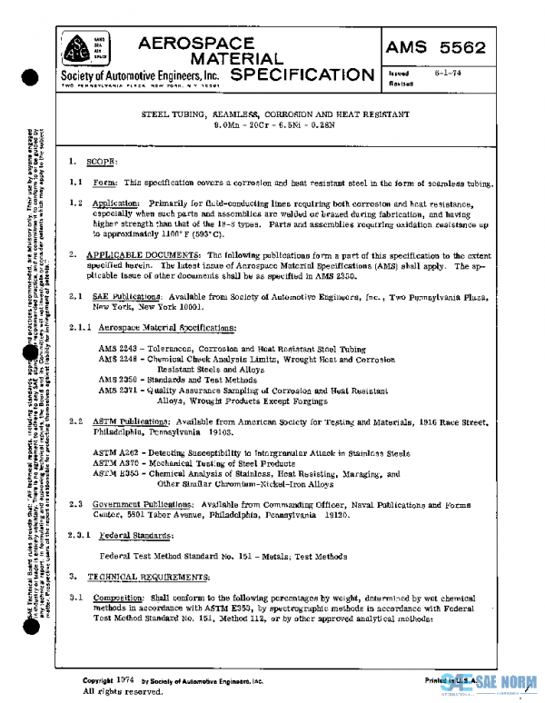 SAE AMS5562 PDF SAE AMS5562 PDF