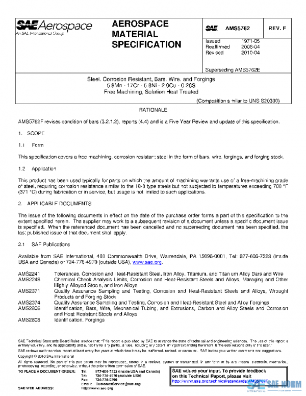 SAE AMS5762F PDF