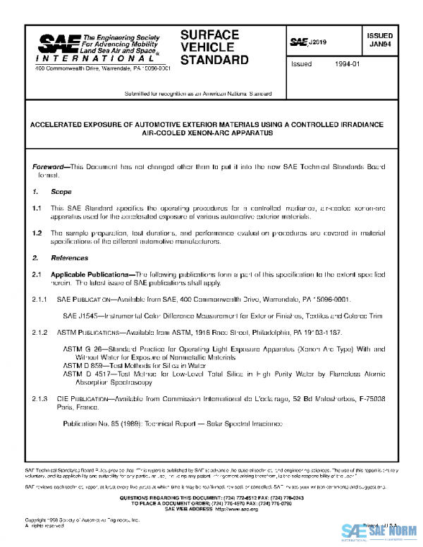 SAE J2019_199401 PDF
