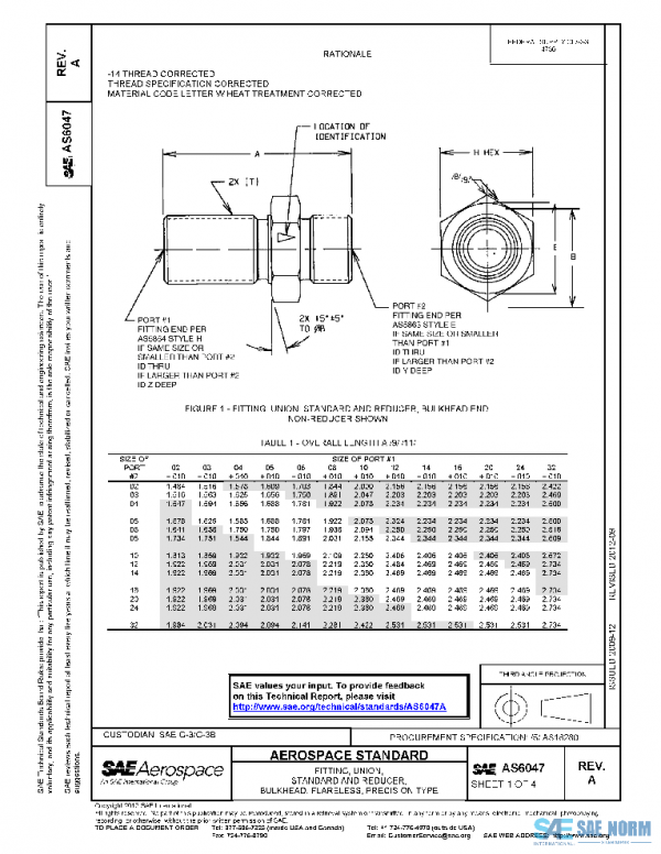 SAE AS6047A PDF SAE AS6047A PDF