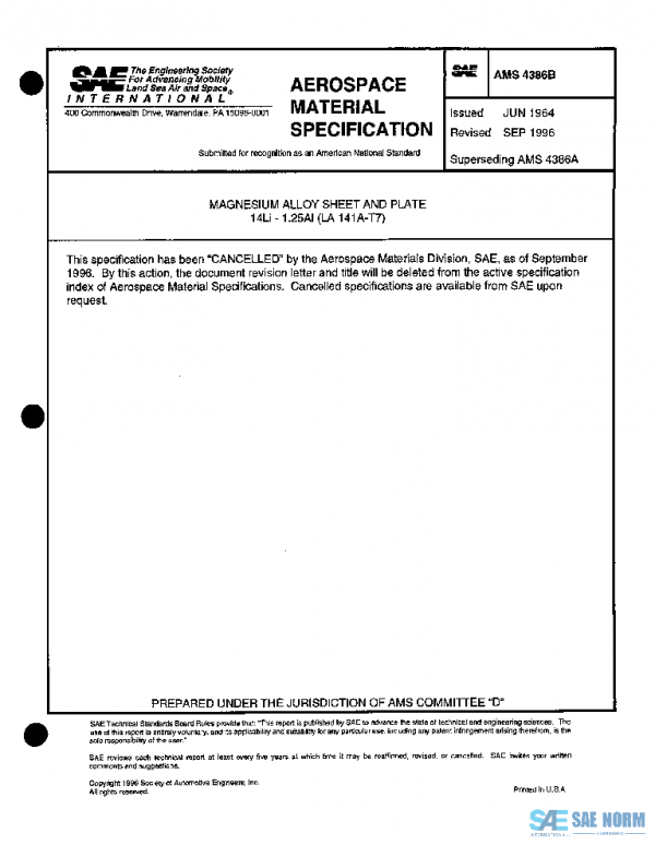 SAE AMS4386B PDF