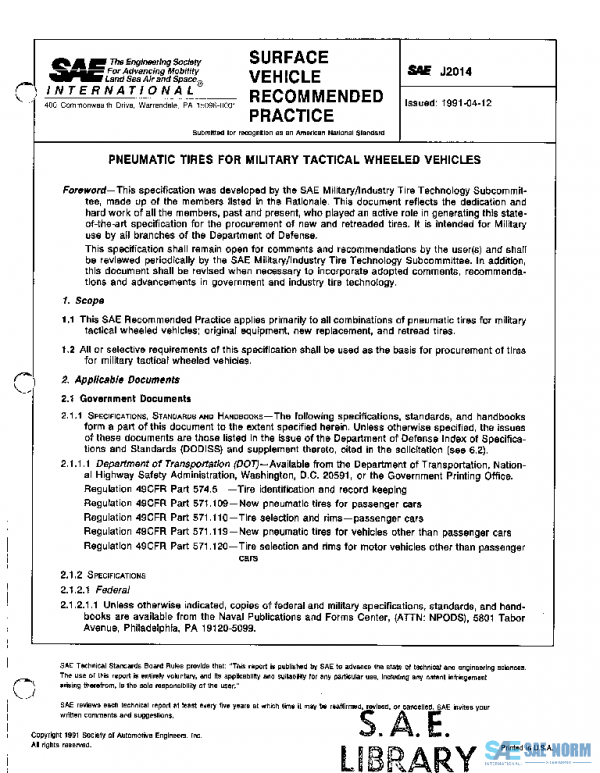 SAE J2014_199104 PDF