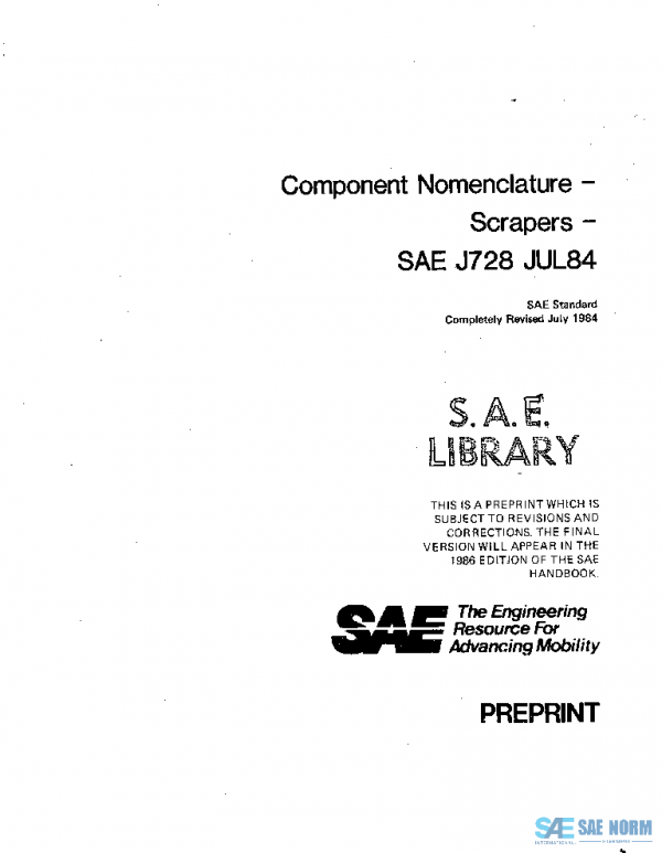 SAE J728_198407 PDF SAE J728_198407 PDF