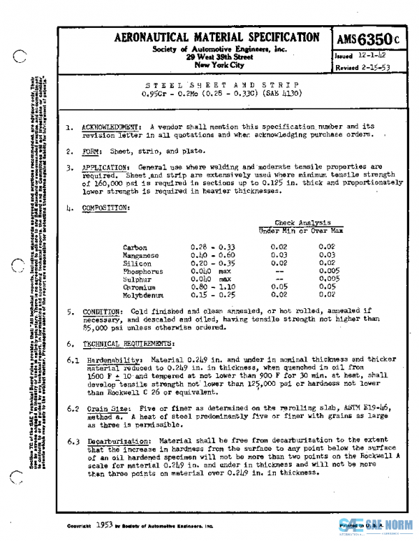 SAE AMS6350C PDF SAE AMS6350C PDF