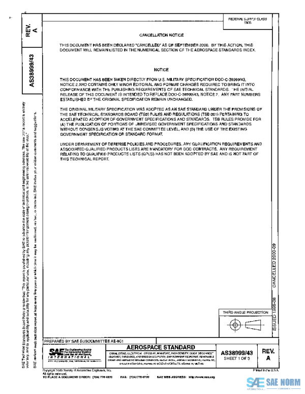 SAE AS38999/43A PDF