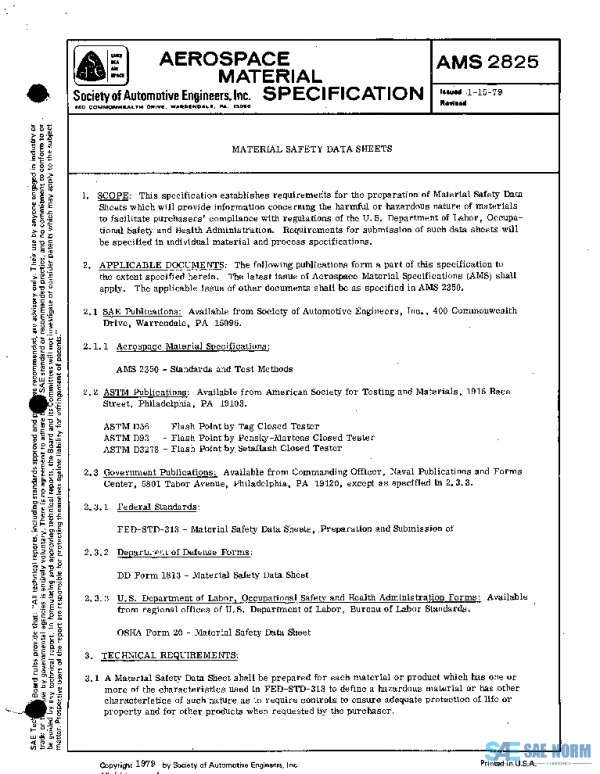 SAE AMS2825 PDF SAE AMS2825 PDF