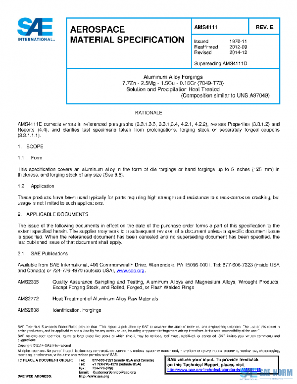 SAE AMS4111E PDF