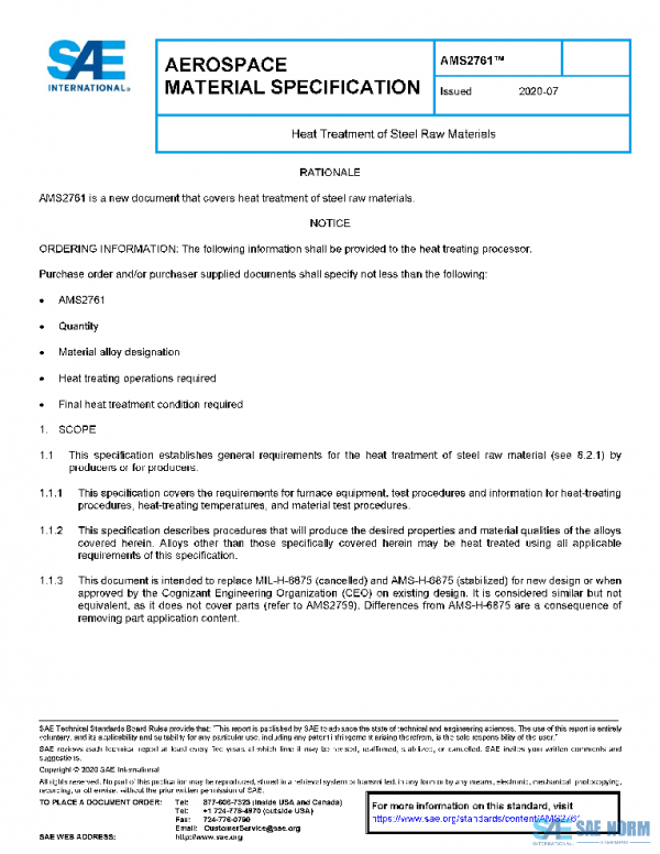 SAE AMS2761 PDF