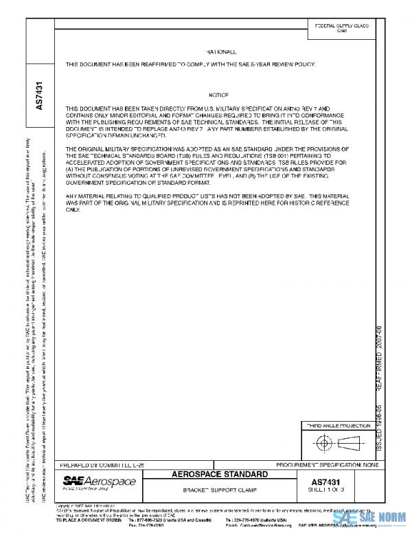 SAE AS7431 PDF