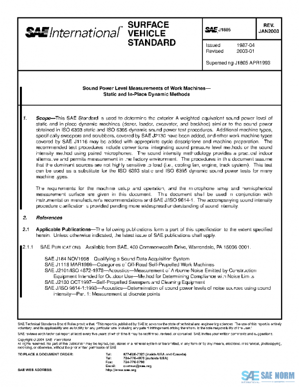 SAE J1805_200301 PDF SAE J1805_200301 PDF