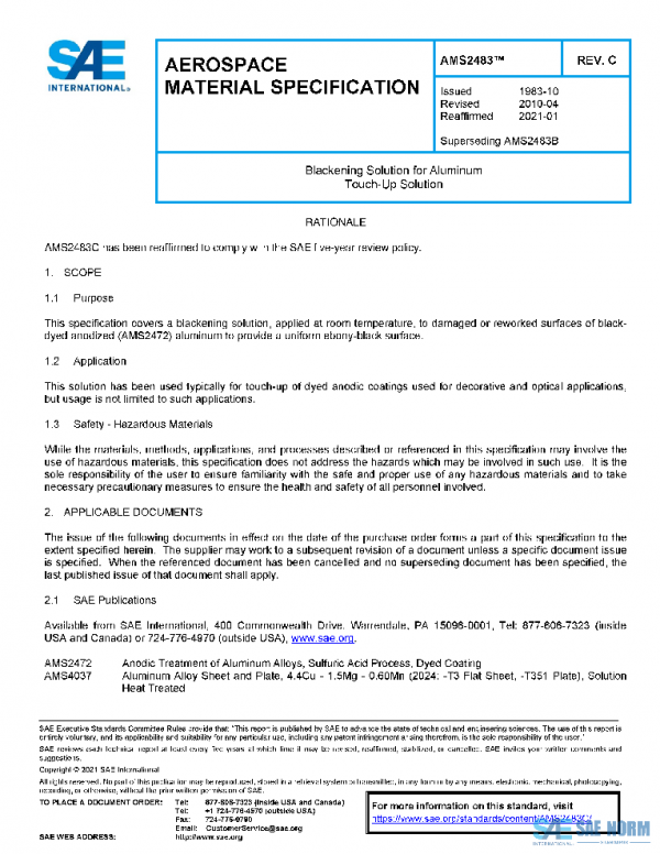 SAE AMS2483C PDF