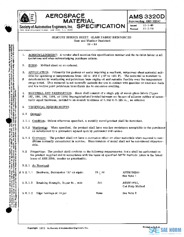 SAE AMS3320D PDF