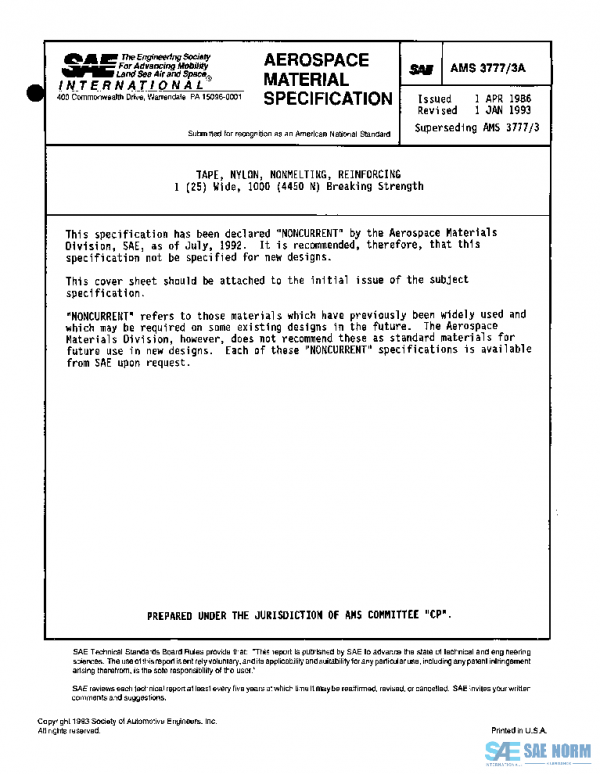 SAE AMS3777/3A PDF