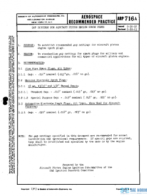 SAE ARP716A PDF