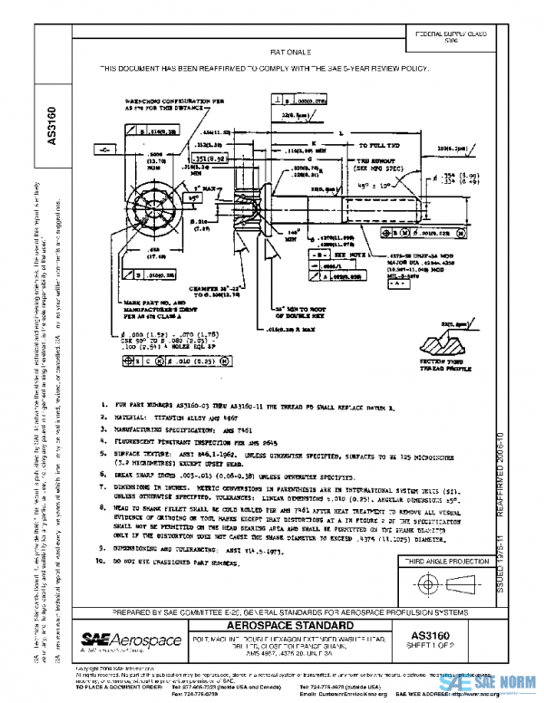 SAE AS3160 PDF
