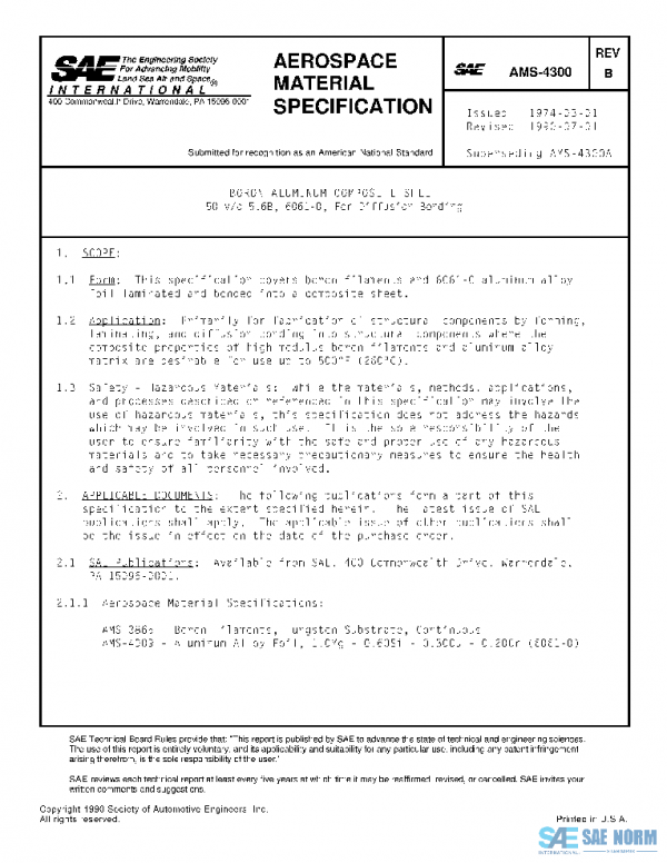 SAE AMS4300B PDF