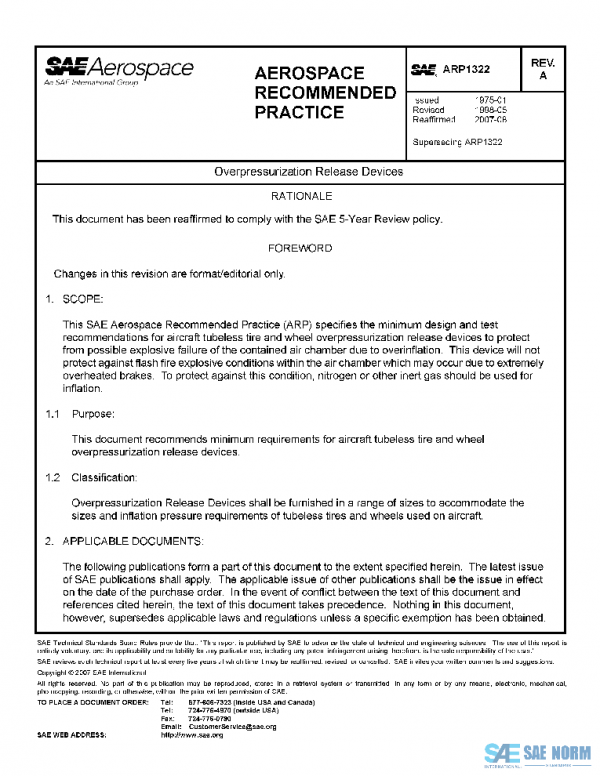 SAE ARP1322A PDF