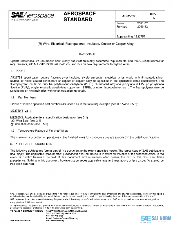 SAE AS22759A PDF
