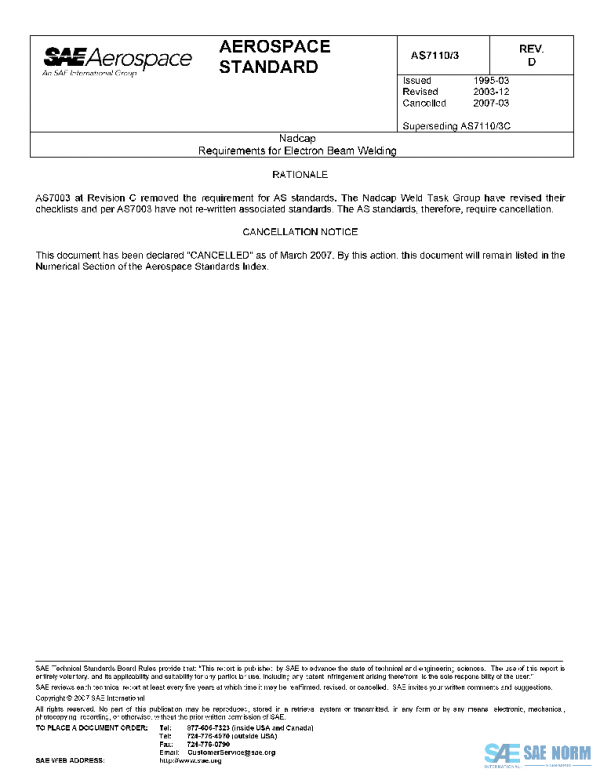 SAE AS7110/3D PDF