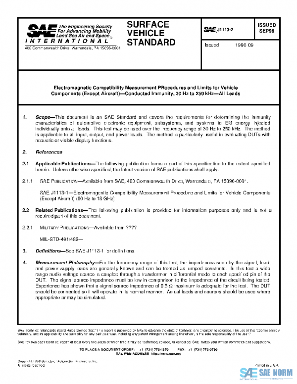 SAE J1113/2_199609 PDF