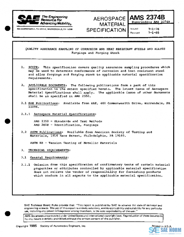 SAE AMS2374B PDF