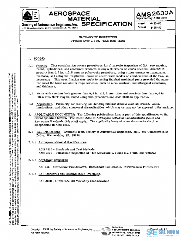 SAE AMS2630A PDF