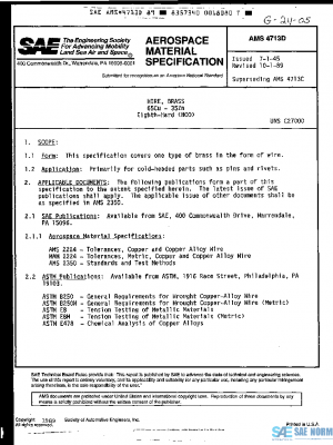 SAE AMS4713D PDF