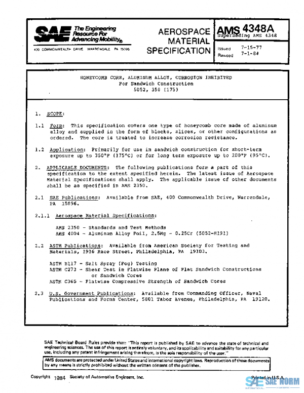 SAE AMS4348A PDF