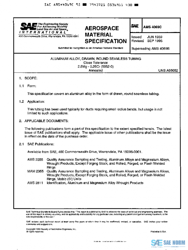 SAE AMS4069C PDF