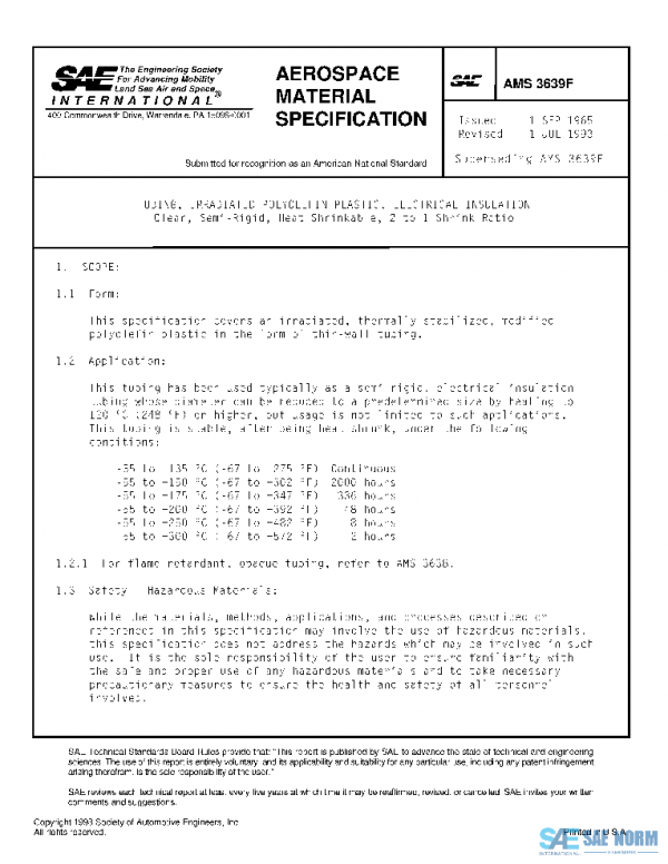 SAE AMS3639F PDF SAE AMS3639F PDF