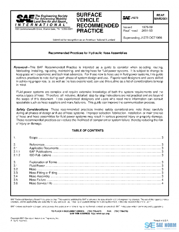 SAE J1273_200103 PDF SAE J1273_200103 PDF