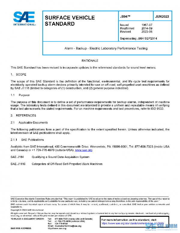 SAE J994_202306 PDF