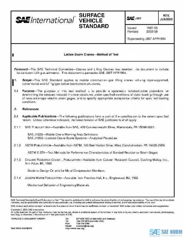 SAE J987_200306 PDF