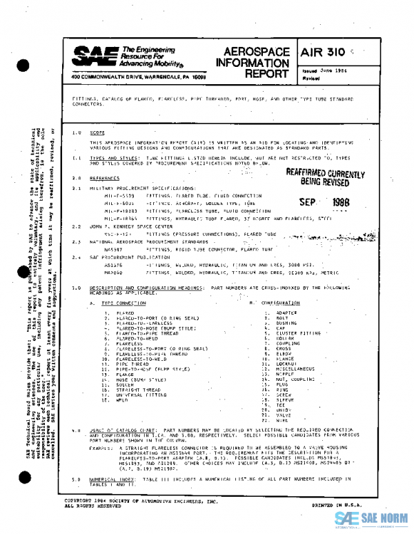 SAE AIR310 PDF