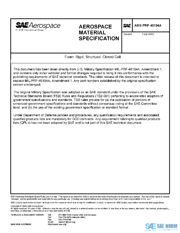 SAE AMSPRF46194A PDF