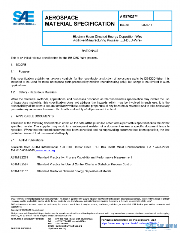 SAE AMS7027 PDF