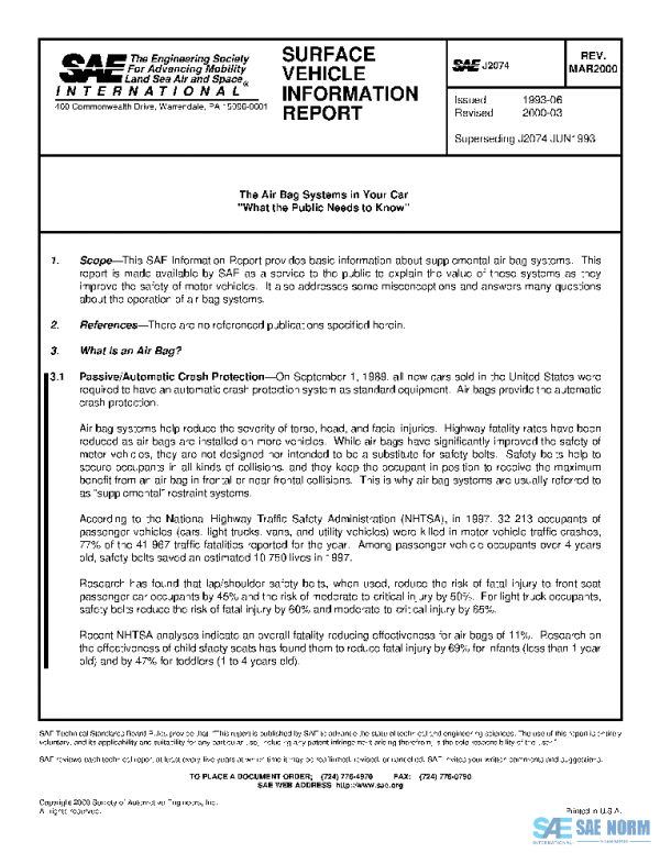 SAE J2074_200003 PDF