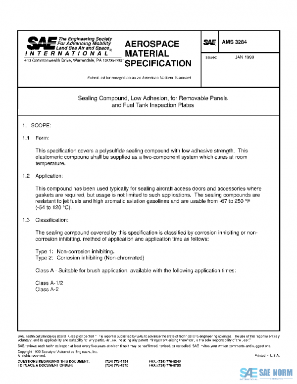 SAE AMS3284 PDF