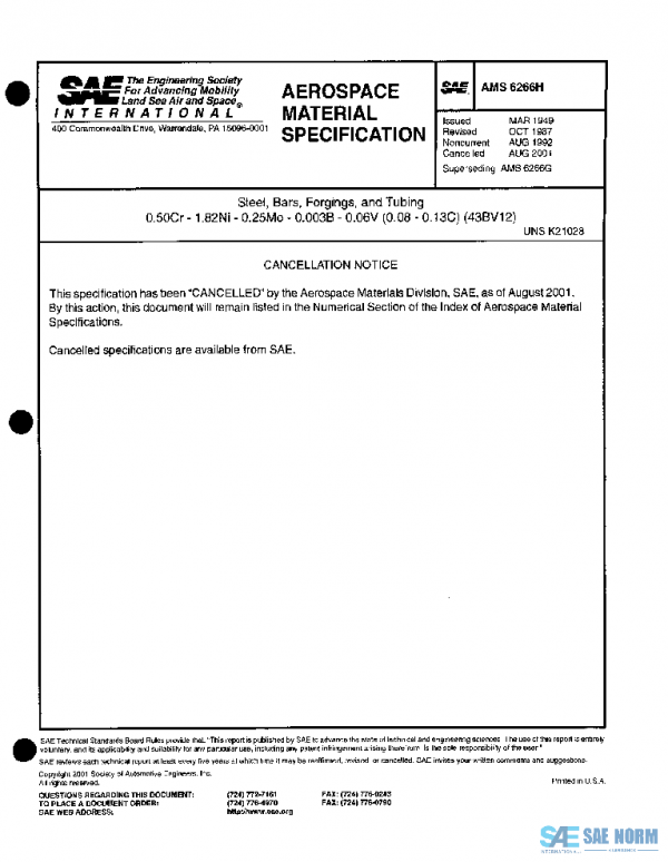SAE AMS6266H PDF