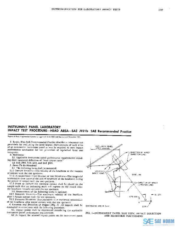 SAE J921B_197111 PDF