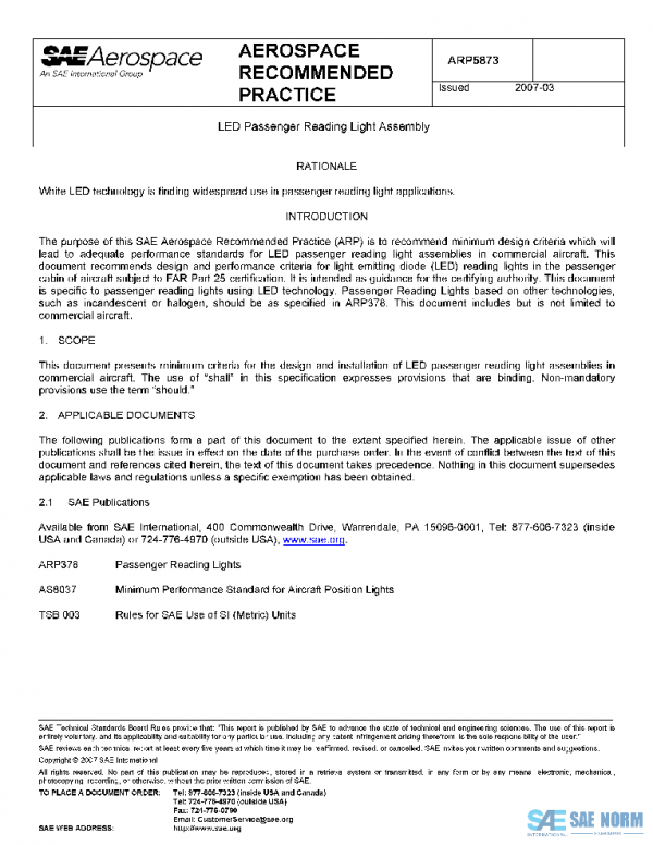SAE ARP5873 PDF