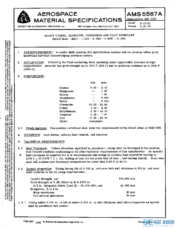 SAE AMS5587A PDF
