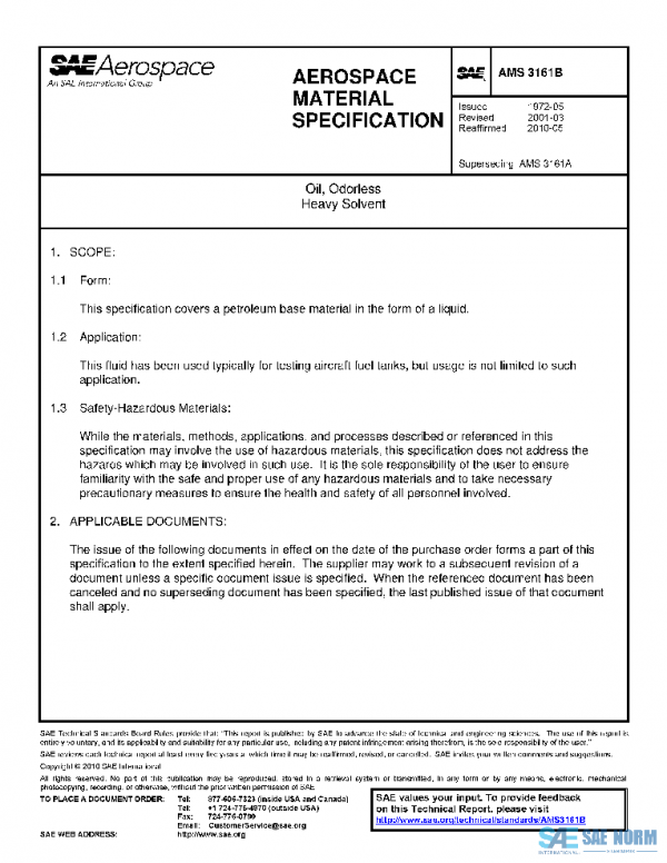 SAE AMS3161B PDF