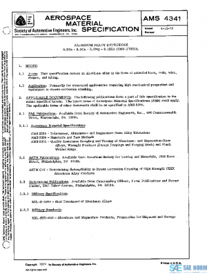 SAE AMS4341 PDF