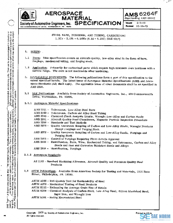 SAE AMS6264F PDF