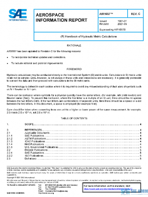 SAE AIR1657C PDF SAE AIR1657C PDF