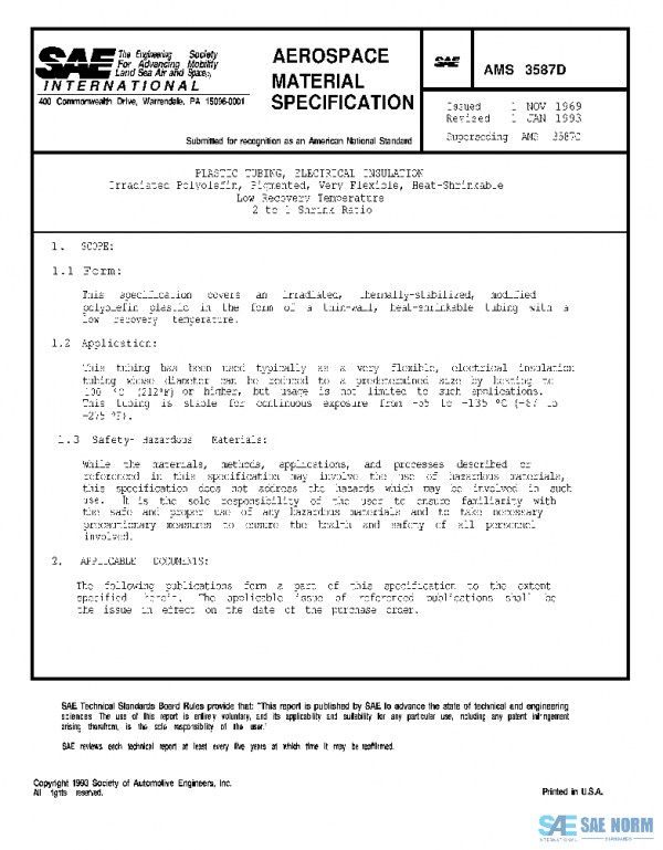 SAE AMS3587D PDF