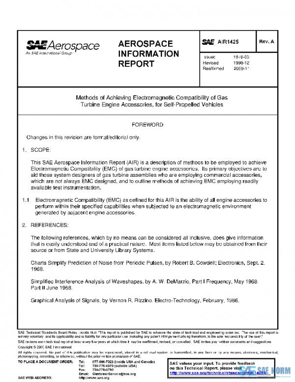 SAE AIR1425A PDF