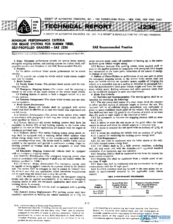 SAE J236_197103 PDF